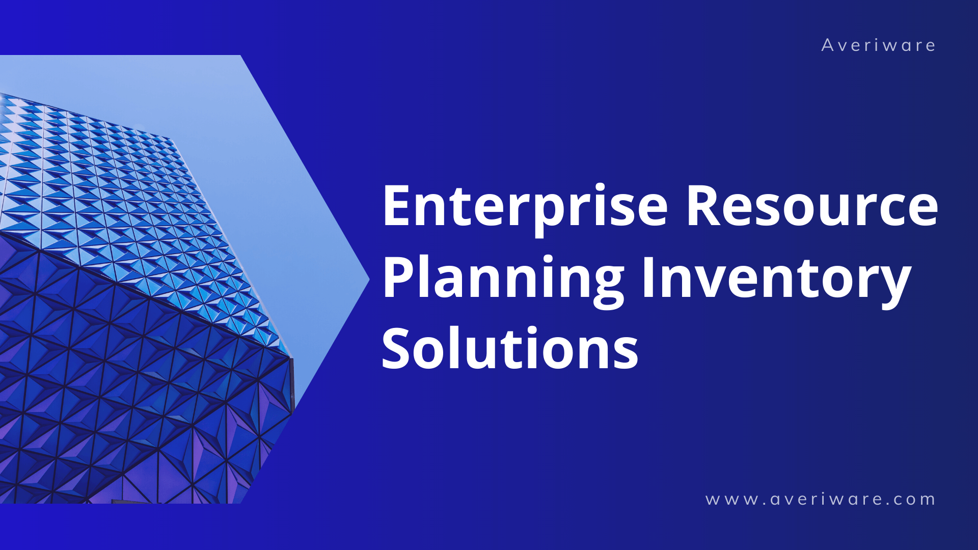 Averiware: Enterprise Recourse Planning Inventory Solutions